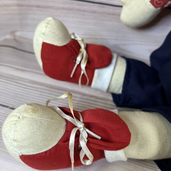 VTG Raggedy Andy Rag Doll 19” Singing & Swaying Sitting Stuffed PBC -Works/Dirty - Picture 7 of 16